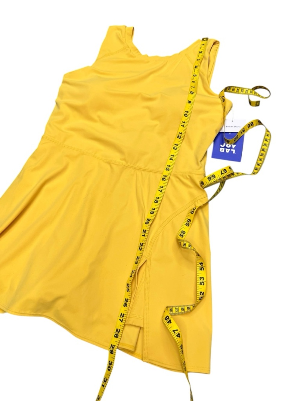 NWT JoyLab Yellow Tennis Dress Open Back Active Dress Size M - Picture 15 of 16